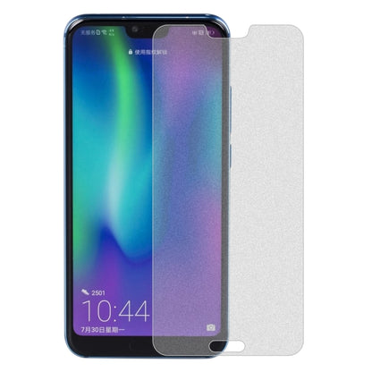 Matte tempered glass screen protector sheet, partial coverage for phone display