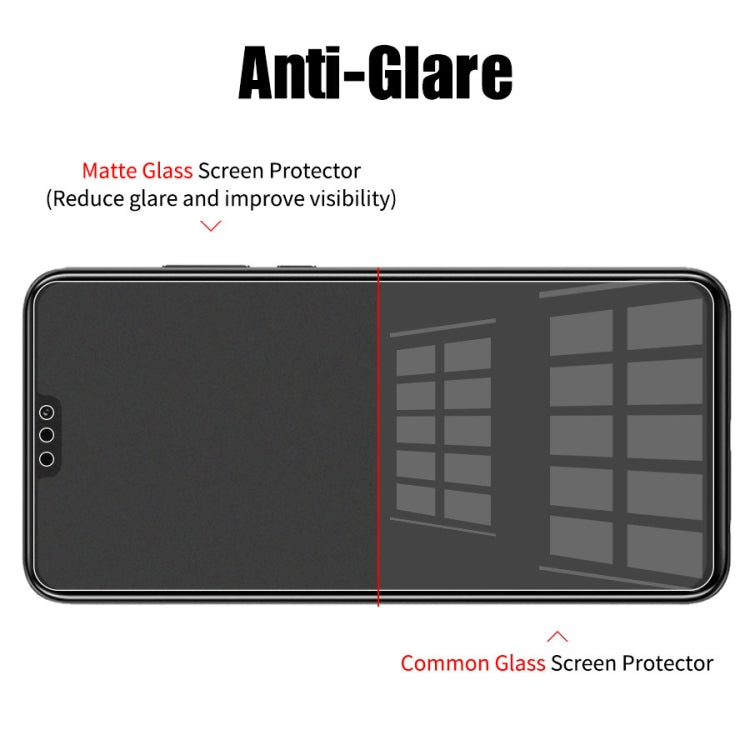 Matte anti-glare tempered glass screen protector to reduce screen glare
