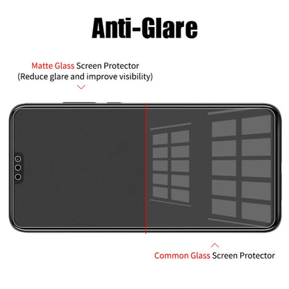 Matte anti-glare tempered glass screen protector to reduce screen glare