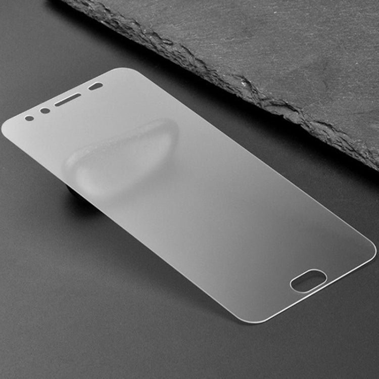 Frosted matte tempered glass screen protector with camera and speaker cutouts