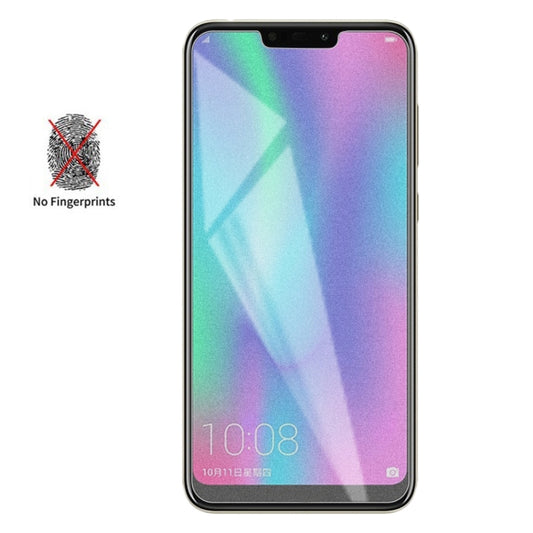 Matte frosted tempered glass screen protector for smartphone, full-front coverage