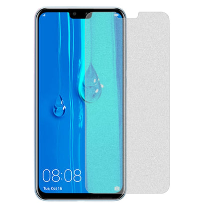 Matte frosted tempered glass screen protector film with cutout for camera sensors
