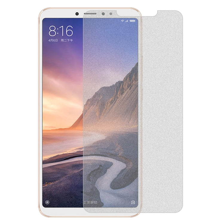 Matte tempered glass screen protector for Xiaomi Mi Max 3, clear anti-glare fit