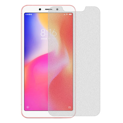 Matte frosted tempered glass screen protector film with cutout for the phone