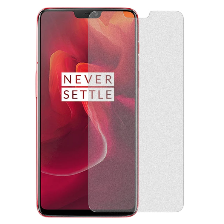 Non-full matte frosted tempered glass screen protector film for OnePlus 6