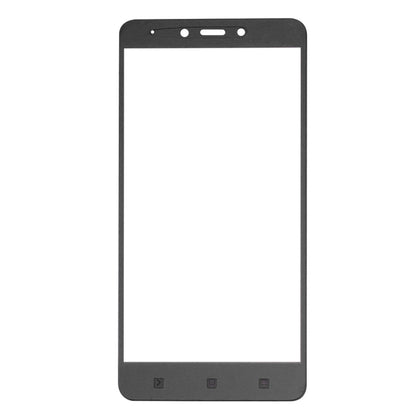 Black tempered glass screen protector for Redmi Note 4 with bottom cutouts