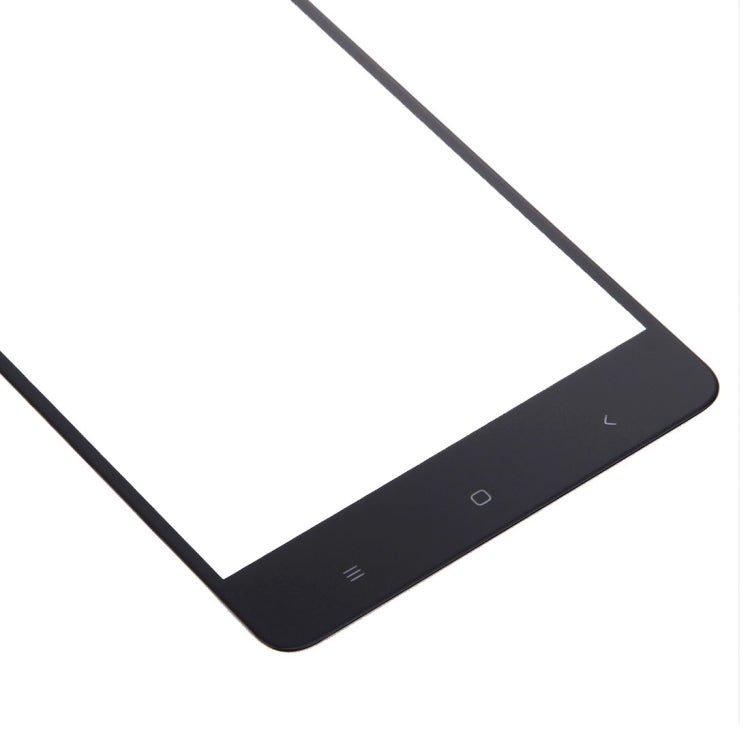 Tempered glass screen protector bottom edge cutouts, black