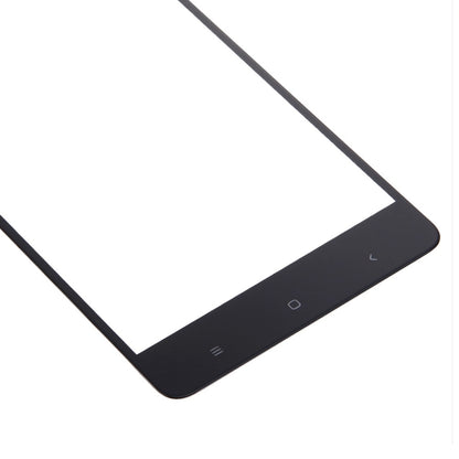 Tempered glass screen protector bottom edge cutouts, black