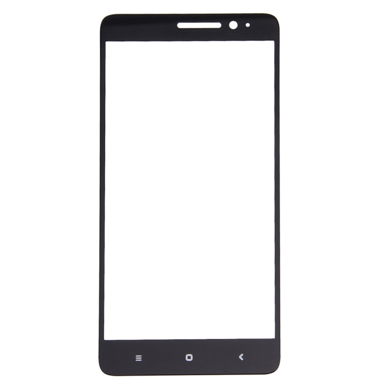 Black tempered glass screen protector for Xiaomi Redmi Note 3, full front coverage