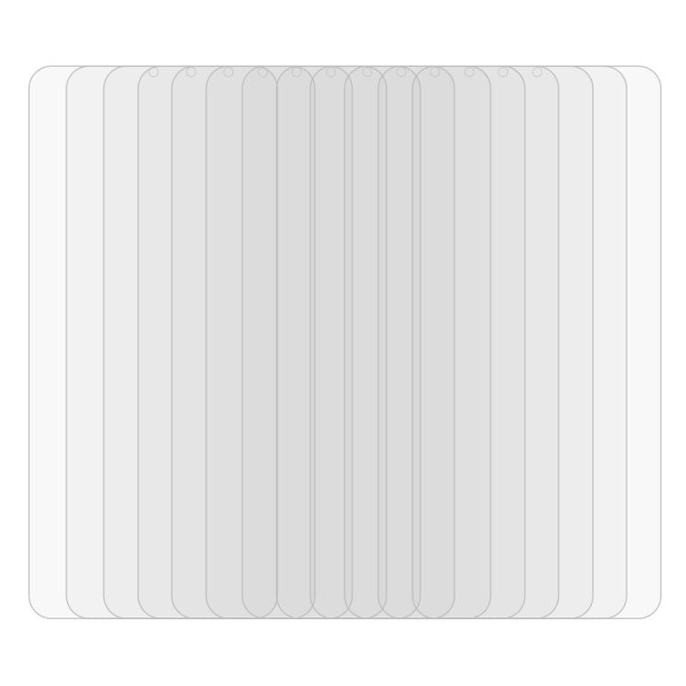Clear tempered glass screen protector film set for curved-screen phones
