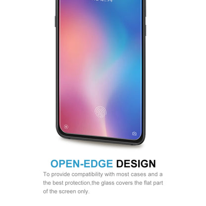 Tempered glass screen protector with open-edge design for phone case compatibility