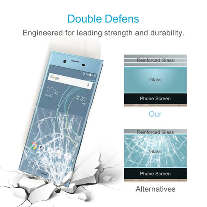 Tempered glass screen protector for Xperia XZs with reinforced glass durability