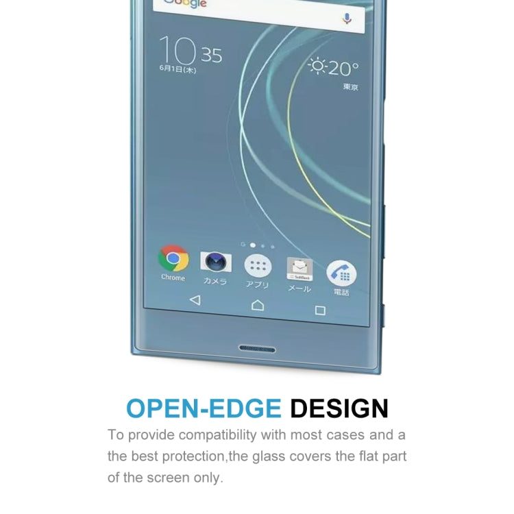3D tempered glass screen protector for Xperia XZs with open-edge design