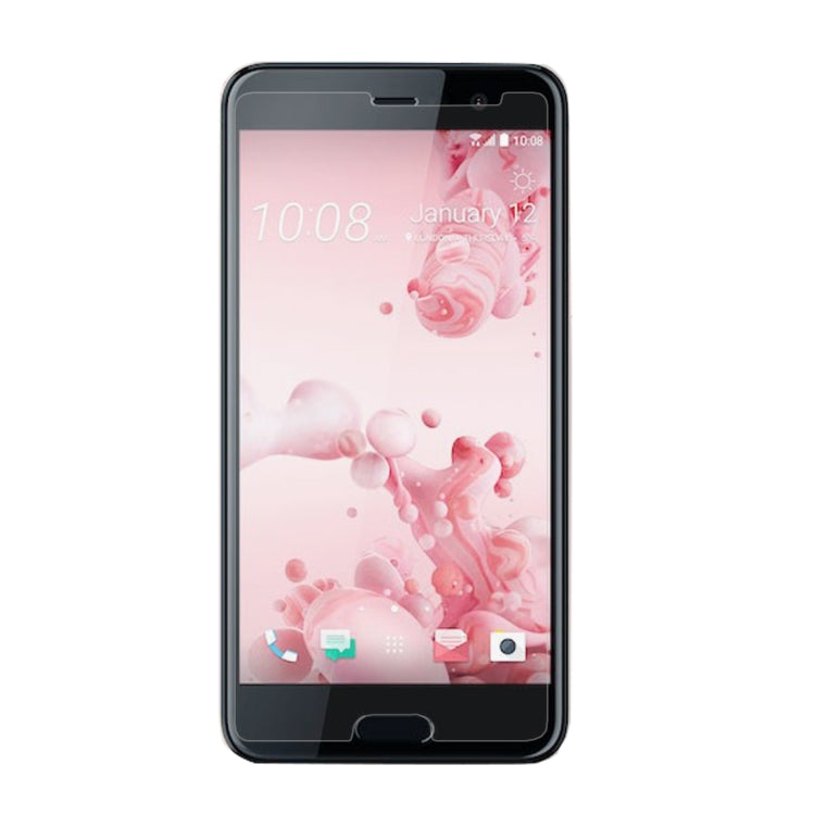 Tempered glass screen protector film for HTC U Ultra, clear front glass panel