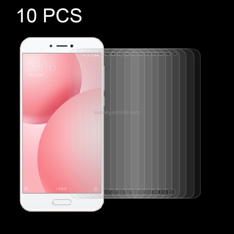 10-pack tempered glass screen protectors for Xiaomi Mi 5c, non-full screen