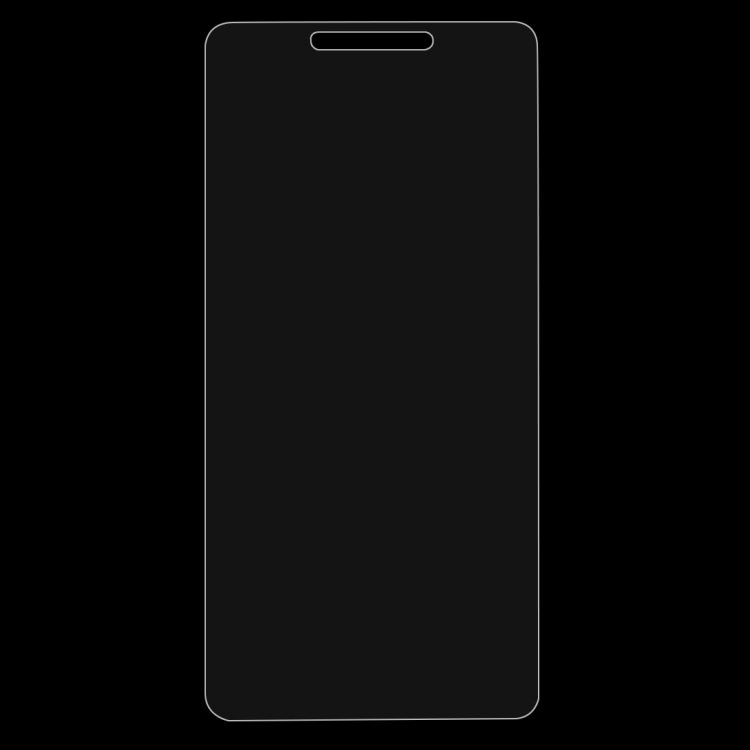 Tempered glass screen protector with smooth clear overlay for smartphone screen