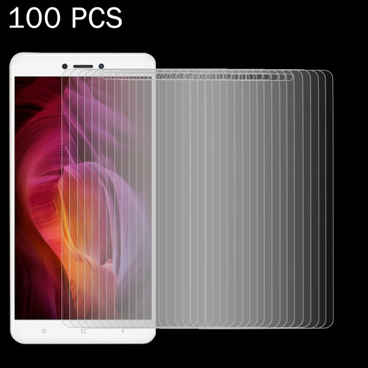 100-pack clear tempered glass screen protectors for smartphone screens, 9H