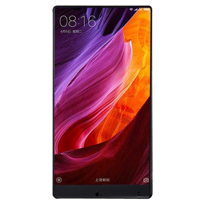 Tempered glass screen protector applied on a Xiaomi Mi Mix front display