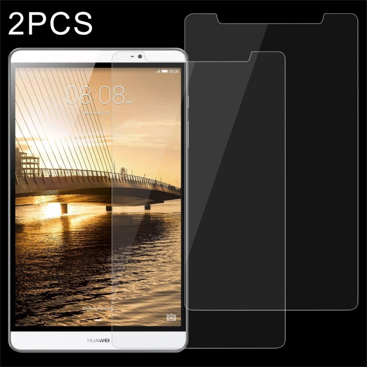 Universal 9-inch tempered glass screen protectors for tablet/phone screens, two-pack