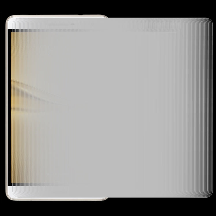 Tempered glass screen protector sheet, 7-inch, clear with rounded corners