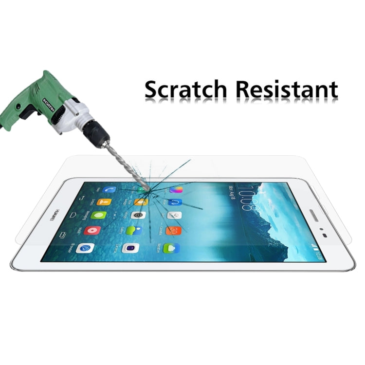 Scratch-resistant tempered glass screen protector for tablet, impact shield