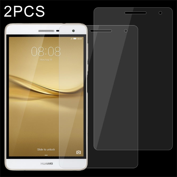 2-pack tempered glass screen protectors for tablet, clear full-screen coverage