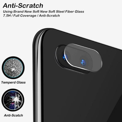 Transparent 2.5D tempered glass rear camera lens protector film for phone