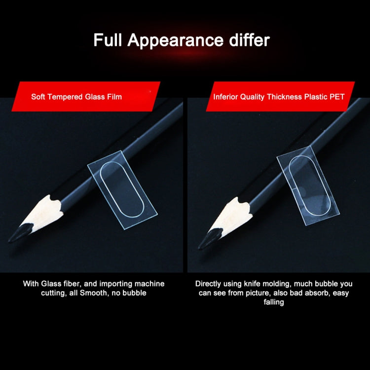 Tempered glass camera lens protector film vs thicker plastic PET film