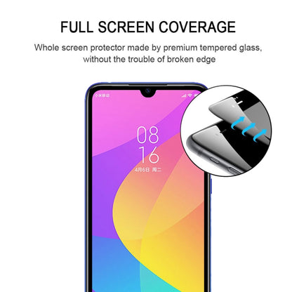 Full-screen tempered glass screen protector with precision edge coverage, phone front