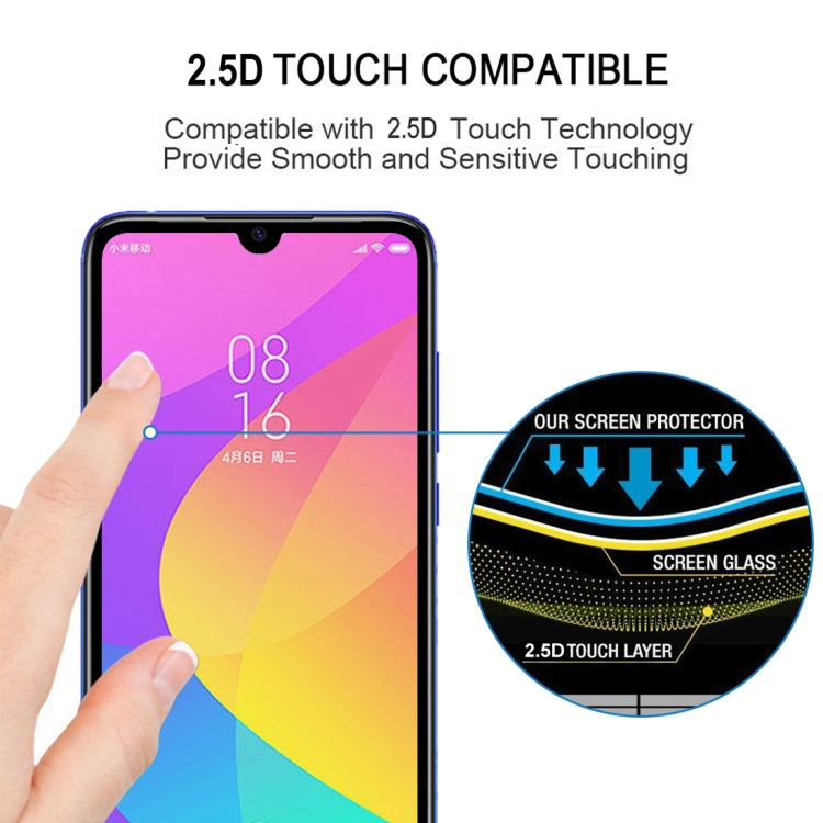 2.5D touch tempered glass screen protector for smartphone, smooth touch with fingertip
