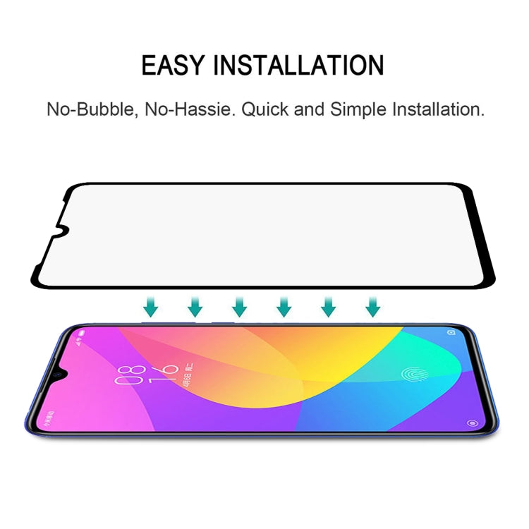 Tempered glass screen protector with easy bubble-free installation arrows