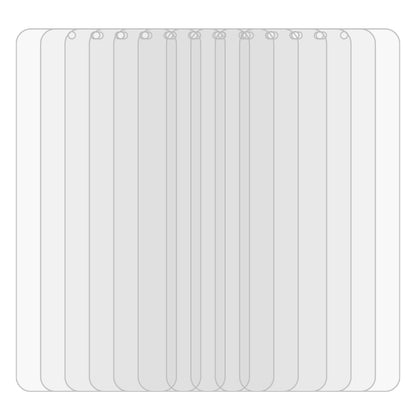 Clear tempered glass screen protector set, 10-pack