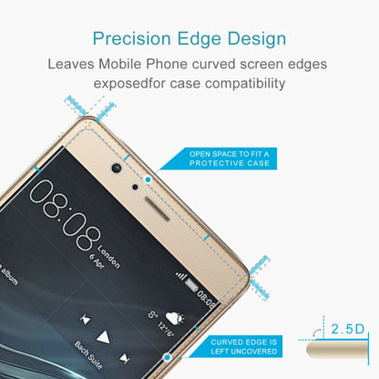 Tempered glass screen protector with 2.5D curved edge for phone case compatibility