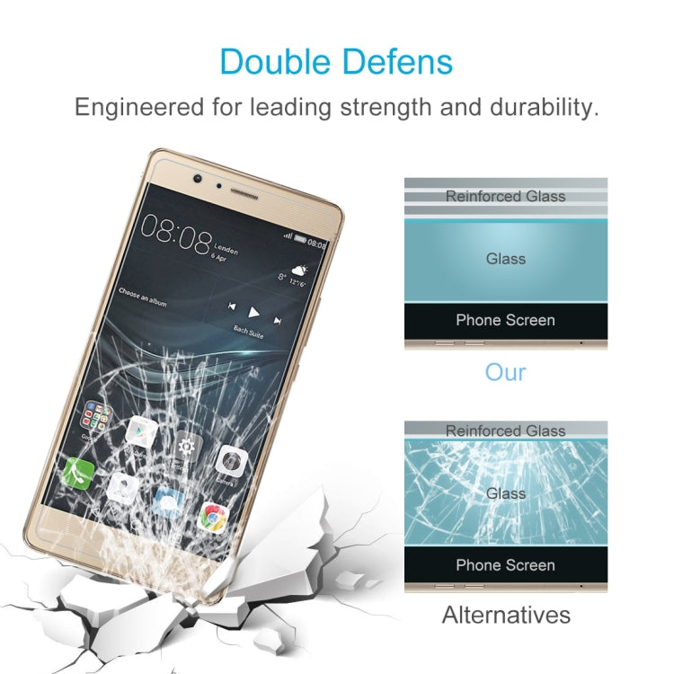 Tempered glass screen protector showing reinforced glass vs damaged screen comparison