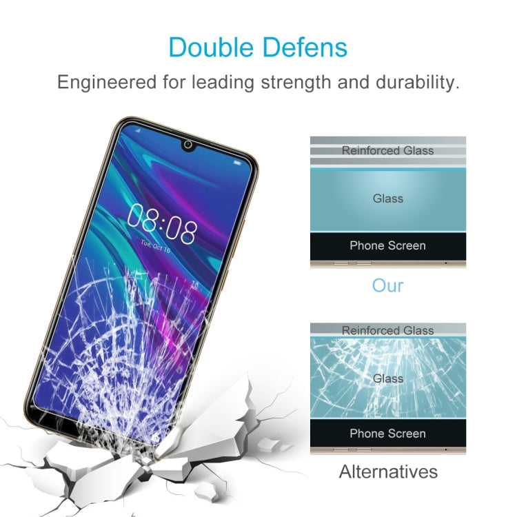 Tempered glass screen protector set showing impact resistance