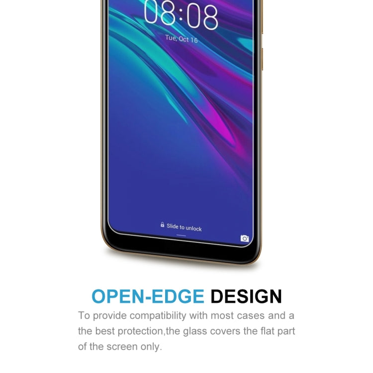 Tempered glass screen protector for phone front, clear 2.5D glass