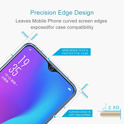 2.5D curved tempered glass screen protector with precision edge for OPPO R17