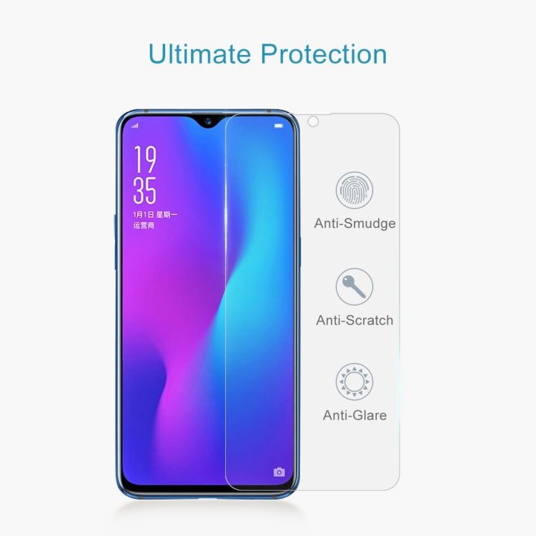 OPPO R17 tempered glass screen protector with anti-smudge, scratch, anti-glare