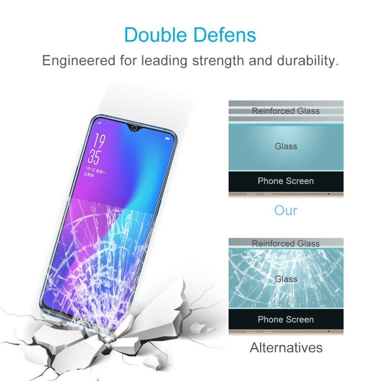 Tempered glass screen protector with reinforced glass for OPPO R17, impact resistance