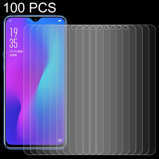 OPPO R17 tempered glass screen protector set of 100, 2.5D, 9H