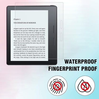 Tempered glass screen protector for Kindle Oasis 2019 with waterproof, fingerprint-proof