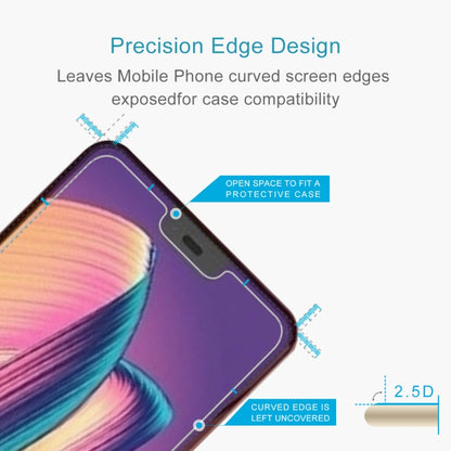 Tempered glass screen protector film with precise curved 2.5D edges