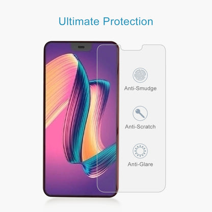 Tempered glass screen protector with anti-smudge, anti-scratch, anti-glare coatings