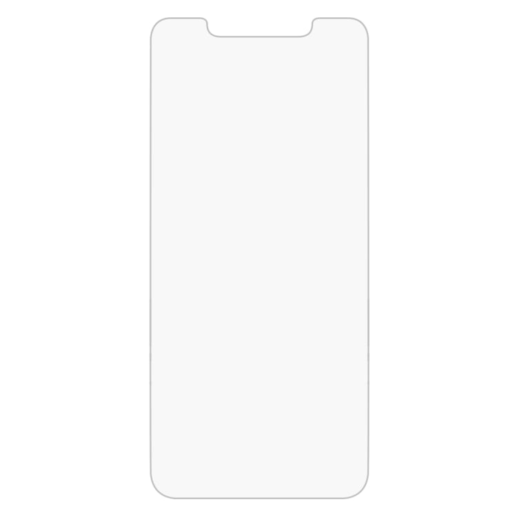 Clear tempered glass screen protector sheet with rounded corners