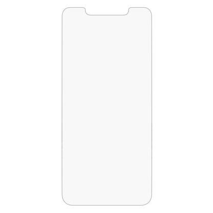 Clear tempered glass screen protector sheet with rounded corners