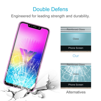 Tempered glass screen protector with reinforced glass for added strength and durability