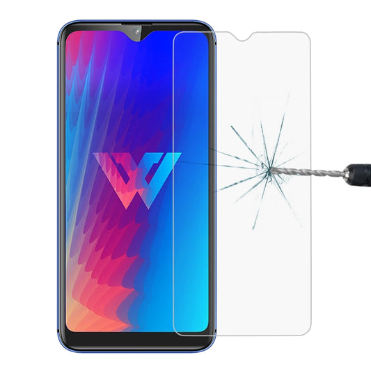 Tempered glass screen protector for LG W30, with rounded edges