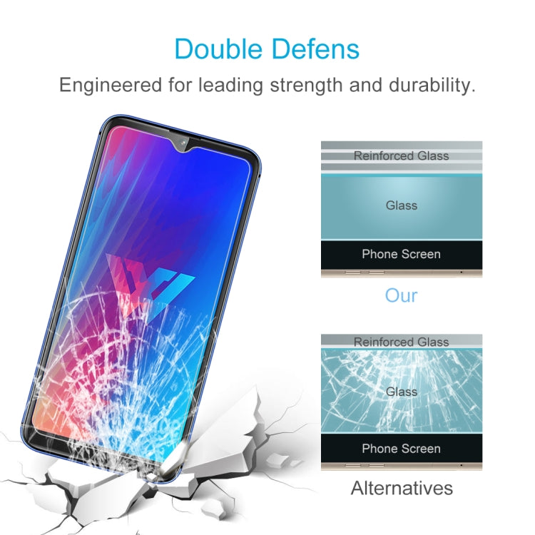 Tempered glass screen protector with reinforced glass layers for durability