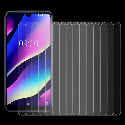 Set of tempered glass screen protectors, multiple clear 2.5D curved films for Wiko View3