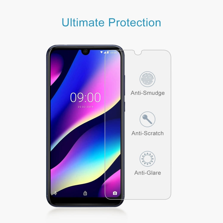 Tempered glass screen protector set with clear protective film for smartphone screen